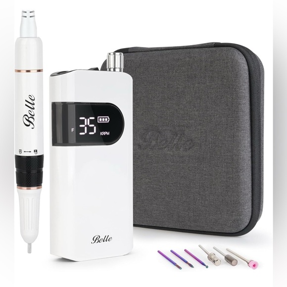 Belle Electric Other - Belle Electric Nail Drill, 35000RPM Coreless Professional Nail Efile with 6 Nail